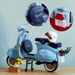 LEGO Icons Vespa 125, Set in Mattoncini, Modellismo per Adulti, Replica Piaggio Anni 60, Idea Creativa per Regalo, Hobby Rilassa