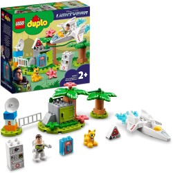 LEGO DUPLO Disney e Pixar La Missione Planetaria di Buzz Lightyear, Giochi per Bambini dai 2 Anni, Set con Astronave e Robot Gio