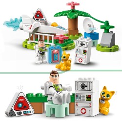 LEGO DUPLO Disney e Pixar La Missione Planetaria di Buzz Lightyear, Giochi per Bambini dai 2 Anni, Set con Astronave e Robot Gio