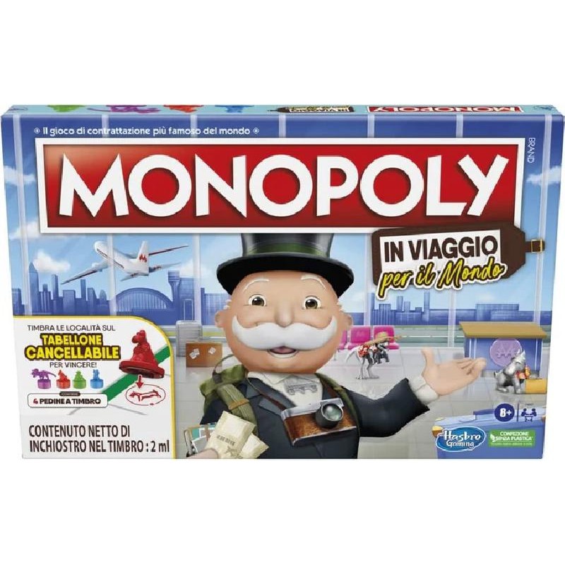 HASBRO - Monopoly In Viaggio Per Il Mondo - F4007103