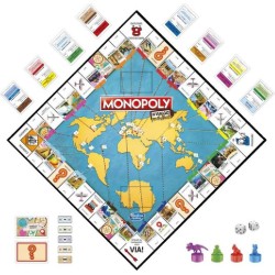 HASBRO - Monopoly In Viaggio Per Il Mondo - F4007103