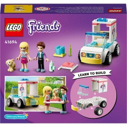 LEGO Friends Ambulanza della Clinica Veterinaria, Set Soccorso Amici Animali, Giocattolo per Bambini dai 4 Anni in su, 41694