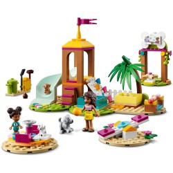 LEGO Friends Il Parco Giochi dei Cuccioli, Giocattolo con Scivolo e Mini Bamboline, Set per Bambini dai 5 Anni in su, 41698