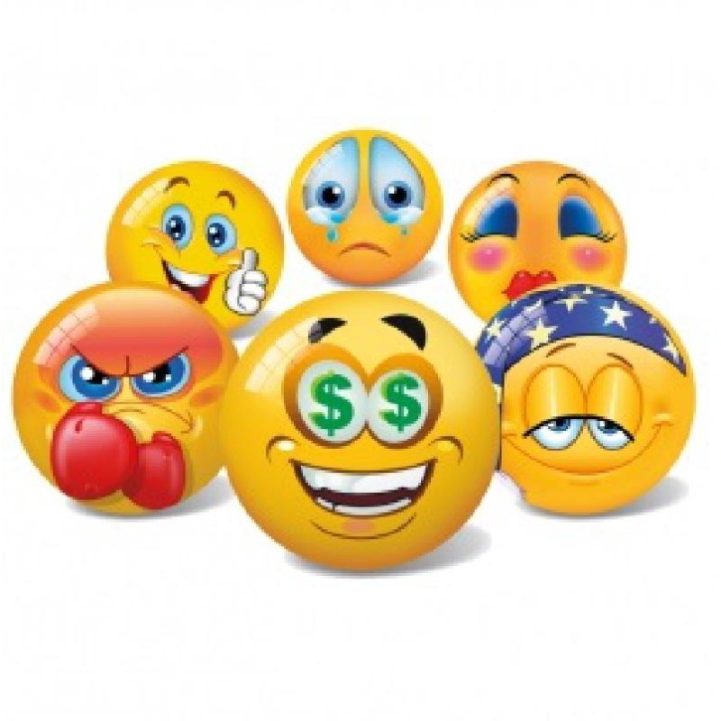 Pallone Emoticon New, 1 pezzo, disegni assortiti, 702200121