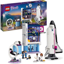 LEGO Friends L’Accademia dello Spazio di Olivia, Giochi Educativi per Bambini dai 8 Anni in su, Set con Astronauta e Razzo Spazi