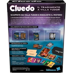 Hasbro Gaming - Cluedo Escape, Il Tradimento a Villa Tudor, un gioco di mistero, evasione ed enigmi, F56991030