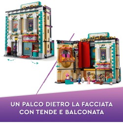 LEGO Friends La Scuola di Teatro di Andrea, Mini Bamboline Giocattolo con Accessori, Idea Regalo, Giochi per Bambini da 8 Anni, 