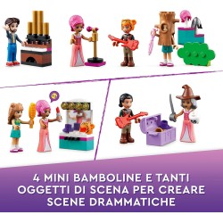 LEGO Friends La Scuola di Teatro di Andrea, Mini Bamboline Giocattolo con Accessori, Idea Regalo, Giochi per Bambini da 8 Anni, 