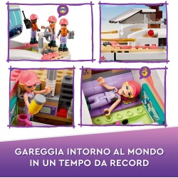 LEGO Friends L’Avventura in Barca a Vela di Stephanie, Set di Costruzioni con Imbarcazione Giocattolo, Giochi per Bambini dai 7 