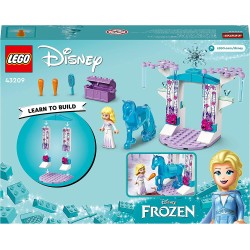 LEGO Disney Elsa e La Stalla Di Ghiaccio Di Nokk, Idea Regalo per Bambini dai 4 Anni in su con Mini Bambolina e Cavallo Giocatto