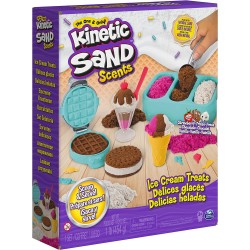 Spin Master - Kinetic Sand Playset Gelati Deliziosi, Sabbia Cinetica, 6059742