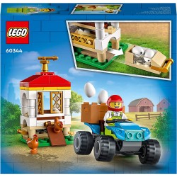 LEGO City Il Pollaio, Set con Animali, Nido per Galline e Uova Fresche, Fuoristrada e Fattoria Giocattolo, Giochi per Bambini da