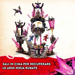 LEGO Ninjago Il Tempio del Re dei Cristalli, Set Serie TV Crystallized, Playset con Minifigure, Giochi per Bambini da 8 Anni in 