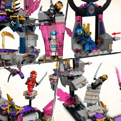 LEGO Ninjago Il Tempio del Re dei Cristalli, Set Serie TV Crystallized, Playset con Minifigure, Giochi per Bambini da 8 Anni in 