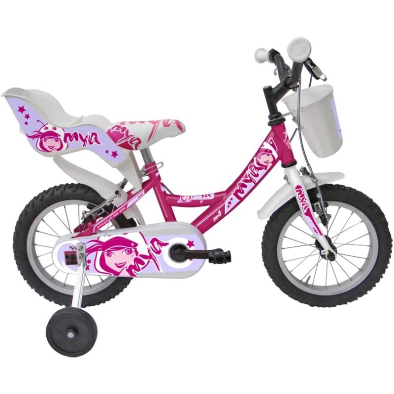 Sport1 - Bicicletta Bambina Fucsia 14 Pollici - 120145005