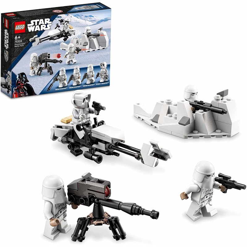 LEGO Star Wars Battle Pack Soldati Artici, Include 4 Personaggi, Giocattoli per Bambino dai 6 Anni in su, 75320