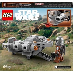 LEGO Star Wars Microfighter Razor Crest, Playset con Cannoniera Mandalorian e Minifigure per Bambini dai 6 Anni in su, 75321