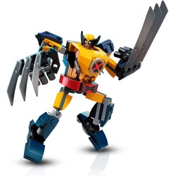 LEGO Marvel Armatura Mech Wolverine, Mattoncini Creativi con Action Figure, Giochi per Bambini dai 7 Anni in su, 76202