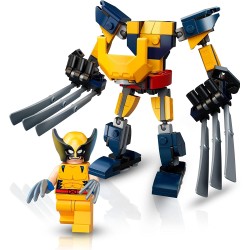 LEGO Marvel Armatura Mech Wolverine, Mattoncini Creativi con Action Figure, Giochi per Bambini dai 7 Anni in su, 76202