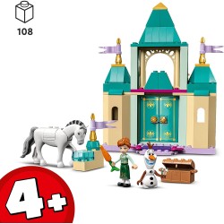 LEGO Principessa Disney Divertimento al Castello di Anna e Olaf, Set Costruzioni con Personaggi Frozen, Giochi per Bambine e Bam