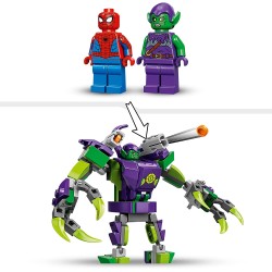 LEGO Super Heroes Battaglia tra i Mech di Spider-Man e Goblin, Action Figure della Marvel, Costruzioni Giocattolo per Bambini da