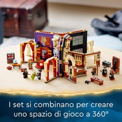 LEGO Harry Potter Lezione di Divinazione a Hogwarts, Libro di Magia, Regalo da Collezione con Professoressa Cooman, Giochi Playb