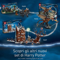 LEGO Harry Potter Thestral e Carrozza di Hogwarts, Set con Cavallo Giocattolo Alato e 2 Minifigure, Giochi per Bambini dai 7 Ann