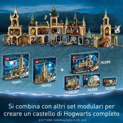 LEGO Harry Potter Hogwarts: Ufficio di Silente, Set Modulare Castello Giocattolo, Cappello Parlante e Spada di Grifondoro, Gioch