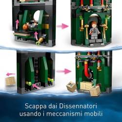 LEGO Harry Potter Ministero della Magia, Modellino da Costruire Modulare, 12 Minifigure 3 con Funzione di Trasformazione, Giochi