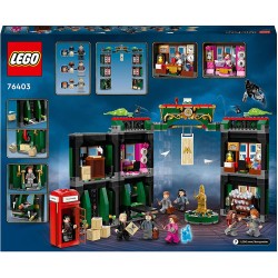 LEGO Harry Potter Ministero della Magia, Modellino da Costruire Modulare, 12 Minifigure 3 con Funzione di Trasformazione, Giochi