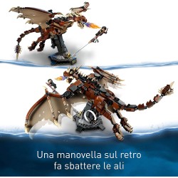 LEGO Harry Potter Ungaro Spinato, Modellino da Costruire, Set da Collezione con Drago Giocattolo, Idea Regalo con Personaggi Hog