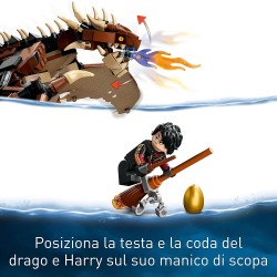 LEGO Harry Potter Ungaro Spinato, Modellino da Costruire, Set da Collezione con Drago Giocattolo, Idea Regalo con Personaggi Hog