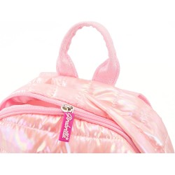 Nice Group - Girabrilla Zaino Casual Puffer da Scuola per Bambine e Ragazze, Effetto Piumino, Colore Rosa, Taglia Unica - NICE19