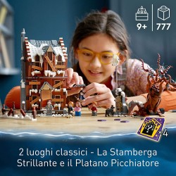 LEGO Harry Potter La Stamberga Strillante e il Platano Picchiatore, Mondo Magico, Modellino da Costruire con Minifigure, Giochi 