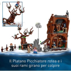 LEGO Harry Potter La Stamberga Strillante e il Platano Picchiatore, Mondo Magico, Modellino da Costruire con Minifigure, Giochi 