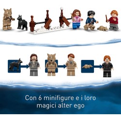 LEGO Harry Potter La Stamberga Strillante e il Platano Picchiatore, Mondo Magico, Modellino da Costruire con Minifigure, Giochi 