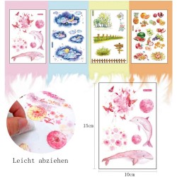 Nice Group - 54 Fogli Scrapbooking Adesivi Autoadesivo Decorativi - NICE90009