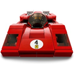 LEGO Speed Champions 1970 Ferrari 512 M, Macchina Giocattolo da Corsa, Supercar, Auto Sportiva Rossa, Modellismo, Collezione 202