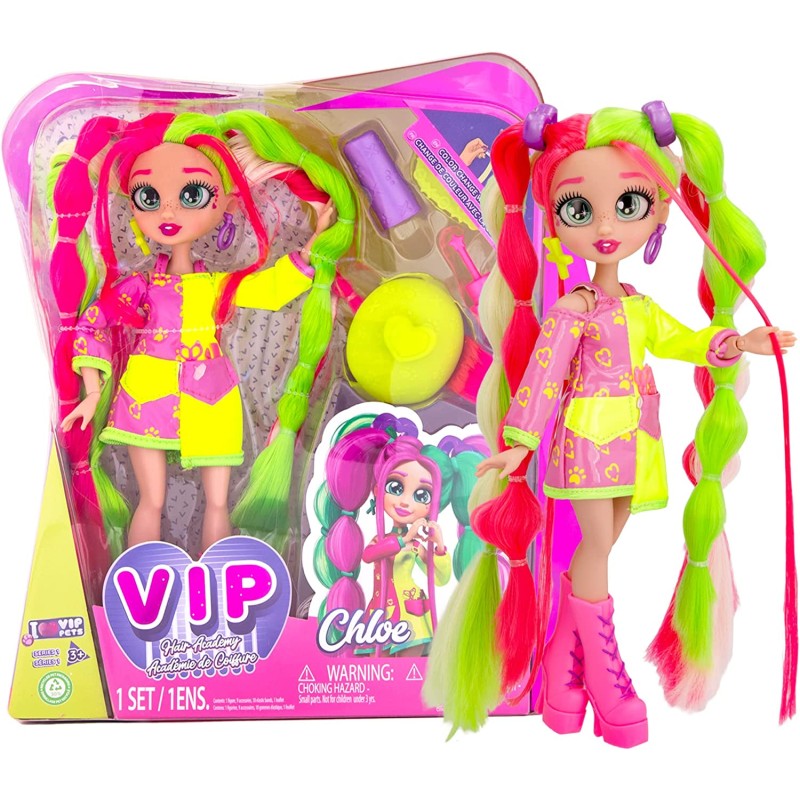 VIP Pets Fashion Chloe, Bambola Fashion La bambola fashion con i Capelli più Lunghi da Pettinare come una vera Hairstylist