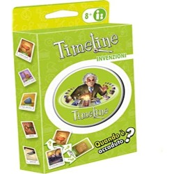 Asmodee - Timeline Invenzioni, Eco Blister, Gioco di Carte, Educativo, Formato Tascabile - AS8303