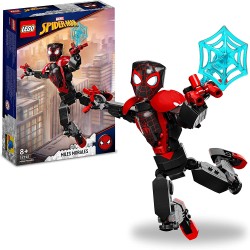 LEGO 76225 - Marvel Personaggio di Miles Morales, Action Figure di Spider-Man Snodabile, Supereroe da Collezione - LG76225