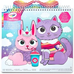 Crayola - Creations, Set Crea la Moda dei Cuccioli, Album con 40 Pagine - CRA041173