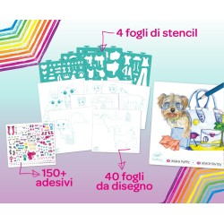 Crayola - Creations, Set Crea la Moda dei Cuccioli, Album con 40 Pagine - CRA041173