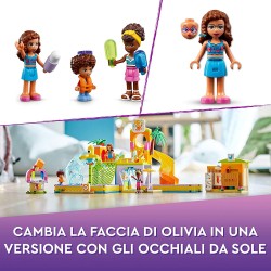 LEGO Friends Parco Acquatico, Set con Piscina con Scivolo, Gioco Estivo con Mini Bamboline, Idea Regalo, Giochi per Bambini dai 