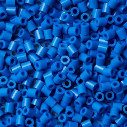 Hama - Bustina Perline, 1000 Pezzi, Colore: Azzurro - AMA207-09