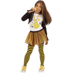 Rubies - Costume Roxy C. Pop Girls Band Ragazza Tg.L (8/10 anni) S8617-L