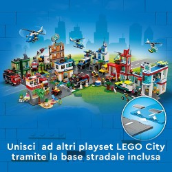 LEGO City Negozio di Alimentari, Set Costruzioni con Macchina, Carrello Elevatore, Frutta e Verdura Giocattolo, Giochi per Bambi