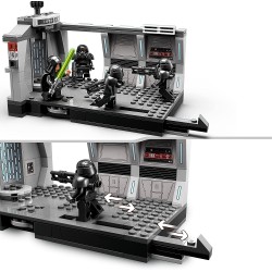 LEGO Star Wars l’Attacco del Dark Trooper, Giocattolo Costruibile da Collezione, Guerre Stellari Mandalorian con Minifigure di L