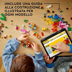 LEGO Classic Divertimento Creativo sull’Oceano, Giocattoli Creativi per Bambini dai 4 Anni in su, Idee Regalo, Mattoncini da Cos