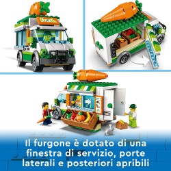 LEGO City Il Furgone del Fruttivendolo, Set con Camion Giocattolo, Fattoria Mobile e Minifigure, Giochi per Bambini dai 5 Anni i